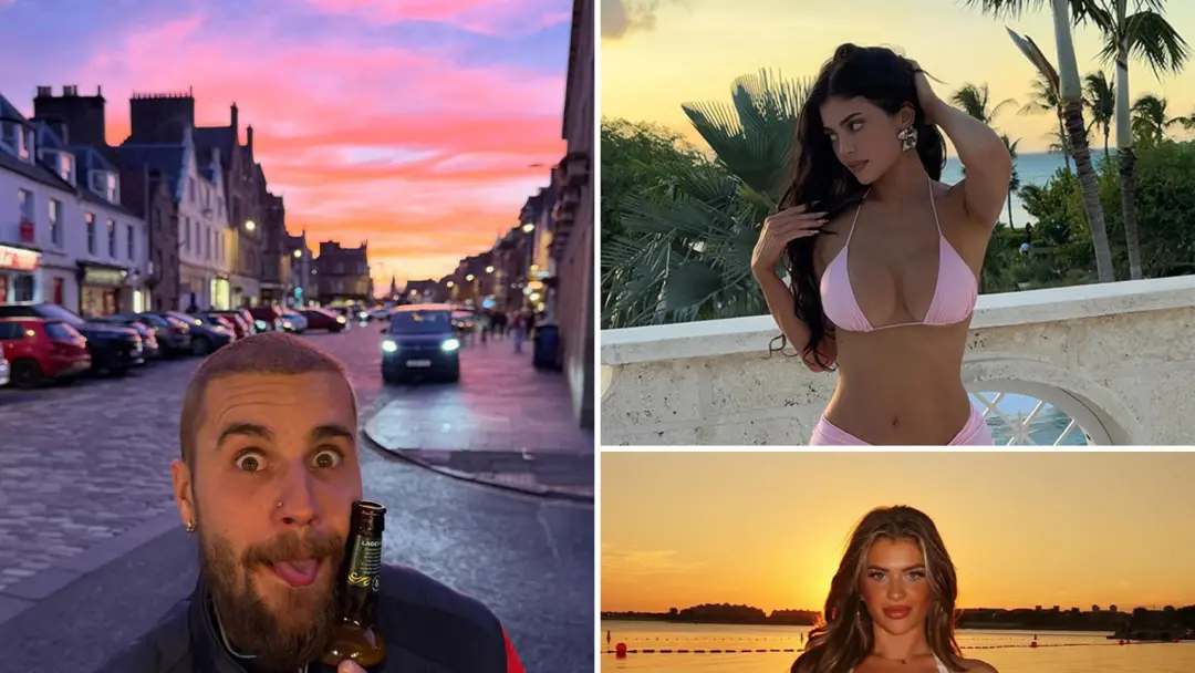 Hollywood mostrando fotos de pôr do sol enquanto o verão acaba. É meio melancólico quando o tempo muda assim, mas é bom…