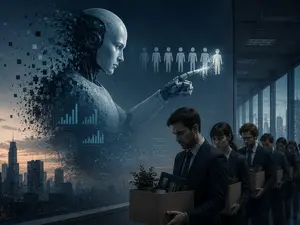 Medo global de a IA destruir empregos mostra resultados de pesquisas. Eu vejo que a tecnologia muda o que a gente faz, …