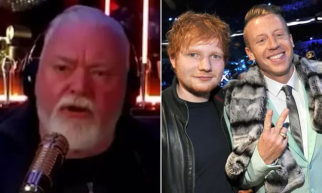 Kyle Sandilands chamou Macklemore de soft leftie após o rapper ser retirado da turnê do Ed Sheeran por causa da postura…