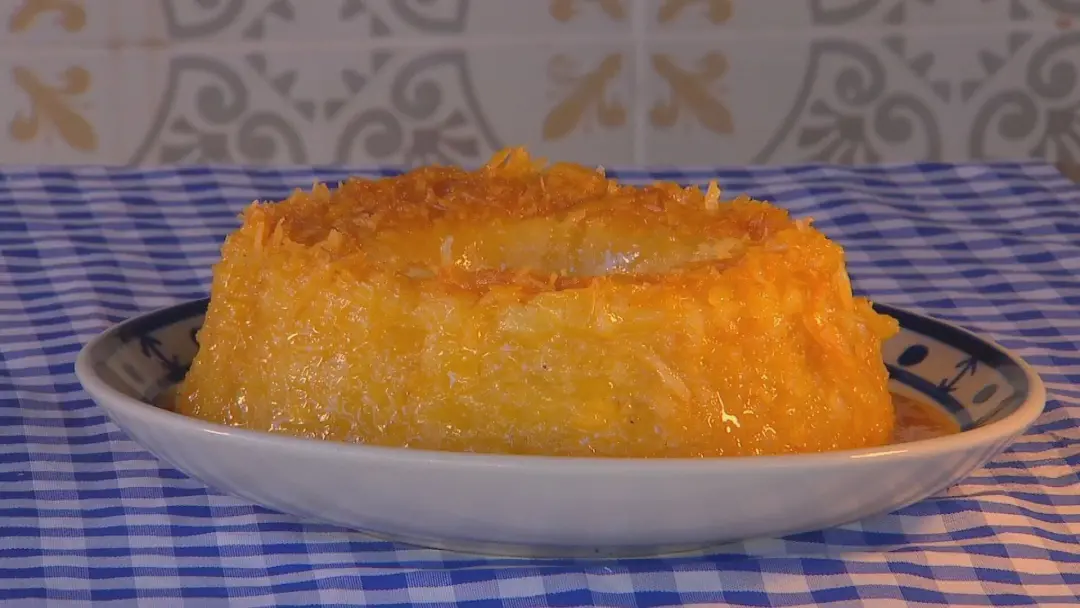 Pudim de mandioca aparece na Receita Nosso Campo, com ingredientes como 6 ovos e 2 xícaras de mandioca ralada. É bom ve…
