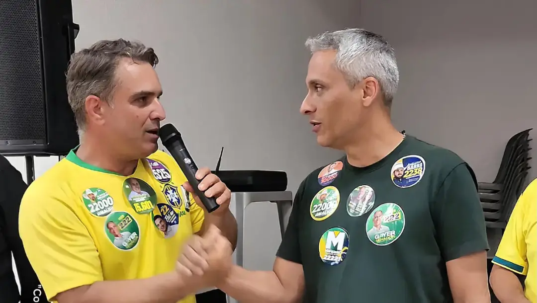 45 prefeitos apoiam a candidatura de Gustavo Gayer para o Senado, e ele tá ampliando a articulação pelo interior de Goi…
