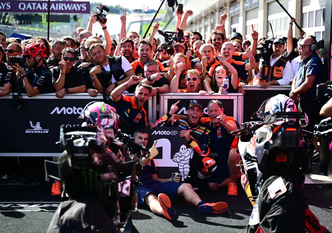 Pedro Acosta conquistou a primeira vitória dele no MotoGP no GP da Áustria em Spielberg. É um alívio ver o talento dele…