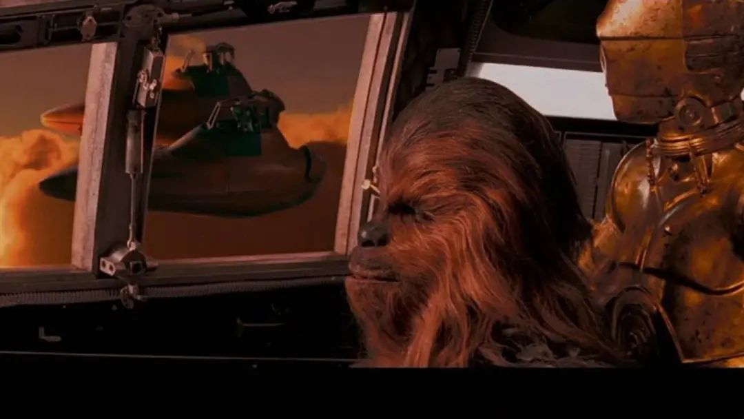 Twin Pod Cloud Car, veículo de Star Wars, foi visto levando Millennium Falcon para Cloud City em Star Wars: O Império C…
