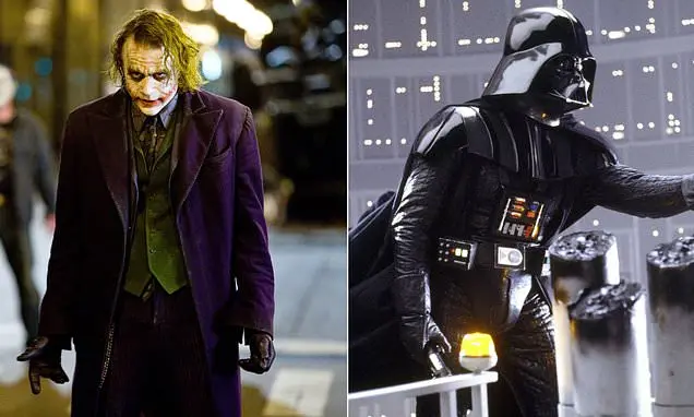 O Joker, personagem do Batman, ganhou o título de vilão favorito na Grã-Bretanha, superando Darth Vader e Hannibal Lect…