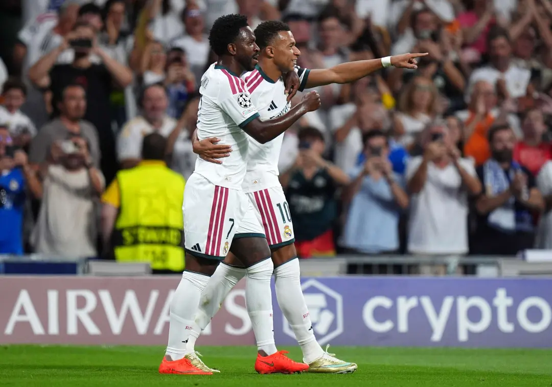 Vinícius Jr e Mbappé com estatísticas muito ruins no jogo do Real Madrid contra o Atlético, saindo com 0 chances criada…