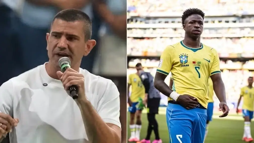 Douglas Ruas retirou propaganda com imagem de Vini Jr no horário eleitoral do Rio de Janeiro. A retirada veio após o jo…