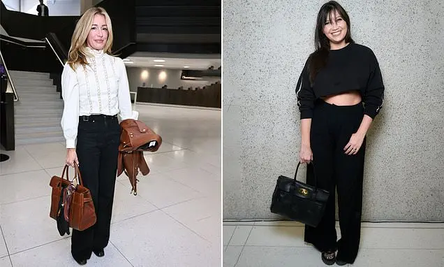 Cat Deeley e Daisy Lowe juntas no desfile da Mulberry em Londres Fashion Week. É impressionante o nível de estilo que e…