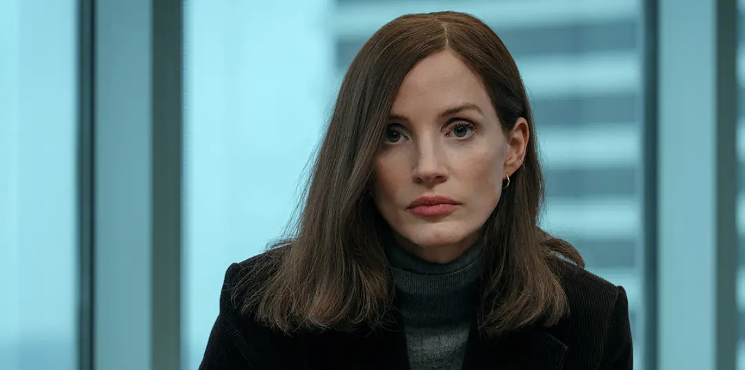 Jessica Chastain, no thriller The Savant, vai estrear na Apple TV em 2027, após ter sido adiada um ano depois de um lan…