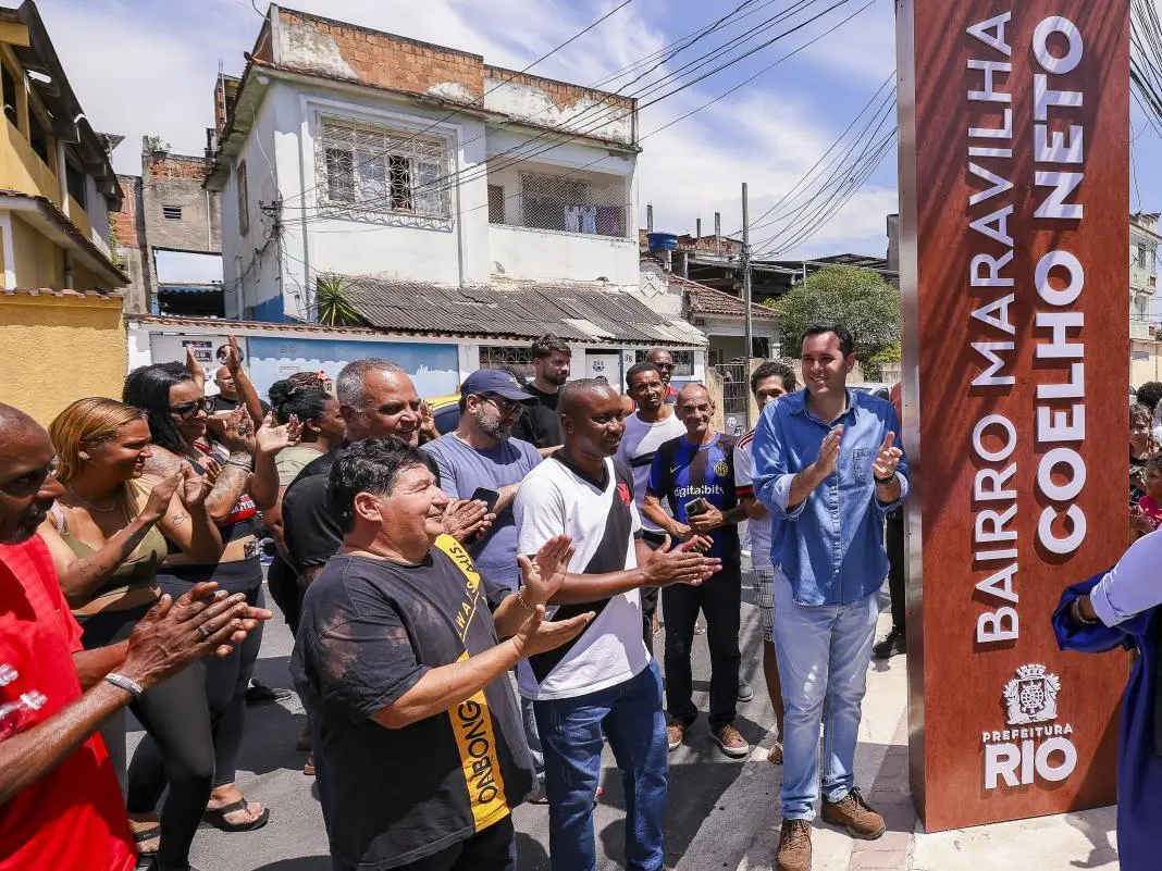 11,8 milhões investidos em obras do Bairro Maravilha, em Coelho Neto, Rio. Oito ruas e três praças receberam drenagem, …