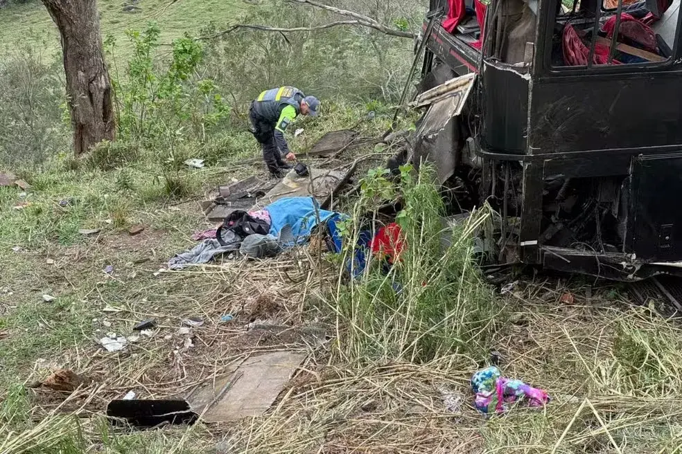 Seis pessoas morreram no ônibus que levava romeiros de Minas Gerais para Aparecida, em Cruzeiro, SP. É muito triste ver…