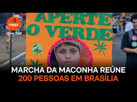 200 pessoas marcharam no Eixão do Lazer Norte em Brasília defendendo a legalização da cannabis. Ver isso mostra que o d…