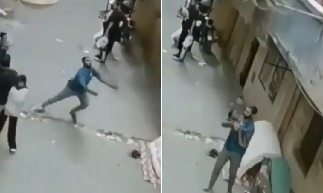 Gizé, Egito: um homem chamado Ahmed Ragab salvou uma criança de quatro anos de uma queda de prédio em fração de segundo…