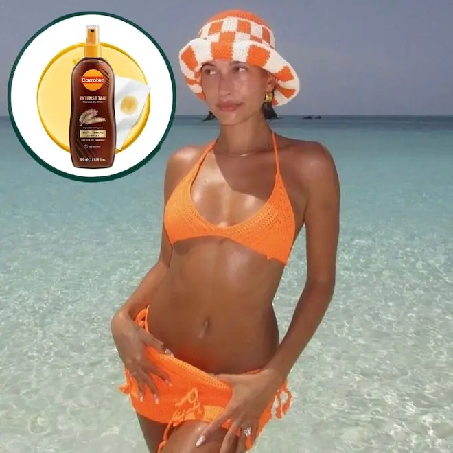 Carroten, marca de cuidados com o sol que Hailey Bieber ajudou a popularizar, está em promoção na Amazon Prime Big Deal…