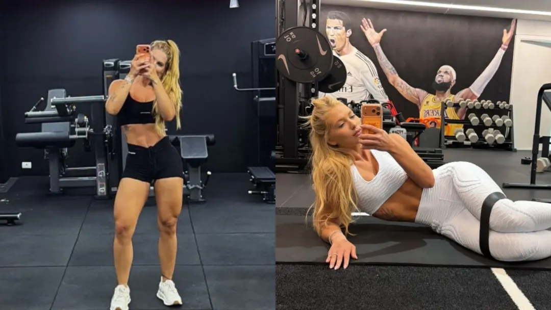 Virginia Fonseca treina todos os dias, mas a necessidade de lavar o cabelo após a academia varia. Depende da transpiraç…