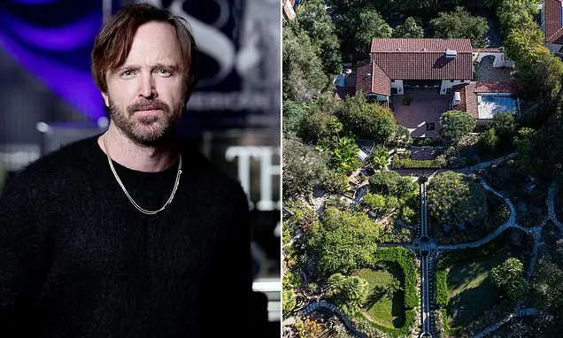 Aaron Paul vendeu a mansão em Los Angeles, a Seyler House, depois de cortar bastante o preço inicial de 10 milhões de d…