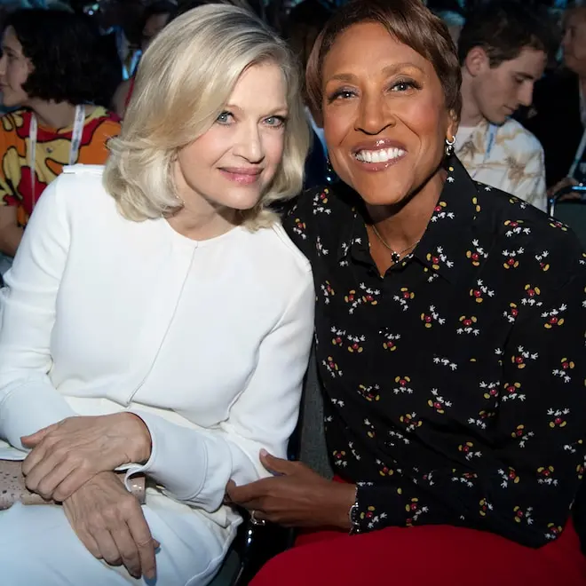 Robin Roberts e Diane Sawyer se reencontraram no set do Good Morning America depois de 17 anos. É bom ver essas conexõe…