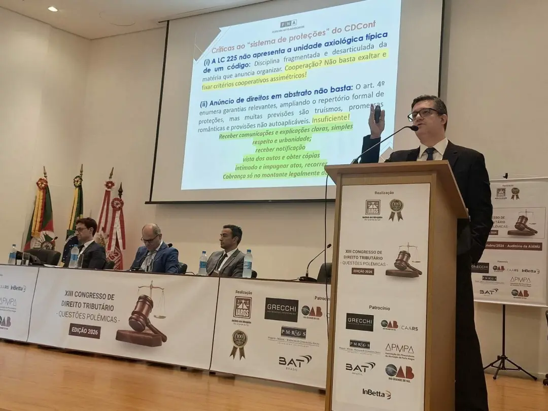 Porto Alegre, no XIII Congresso de Direito Tributário, discutiu a Reforma Tributária com foco na CBS e na extinção do P…