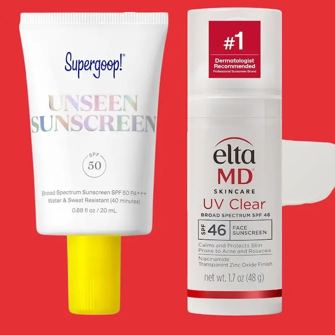 EltaMD e Supergoop! estão em promoção agora. Os dois nomes grandes de protetor solar estão em disputa no carrinho de co…