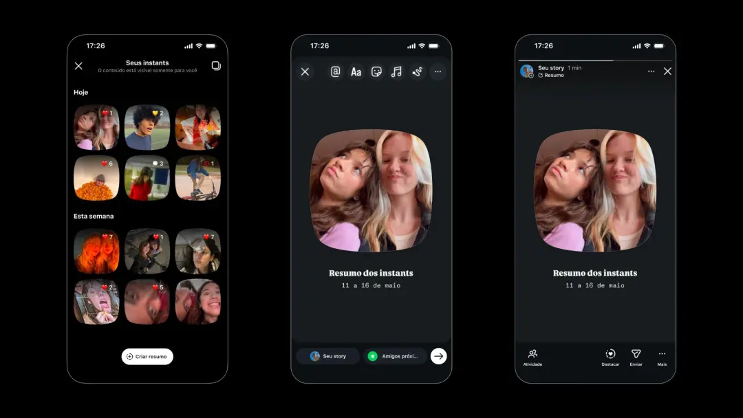 Ofcom do Reino Unido vai investigar a Meta por não avaliar riscos do Instants do Instagram antes de lançar. Um carro no…