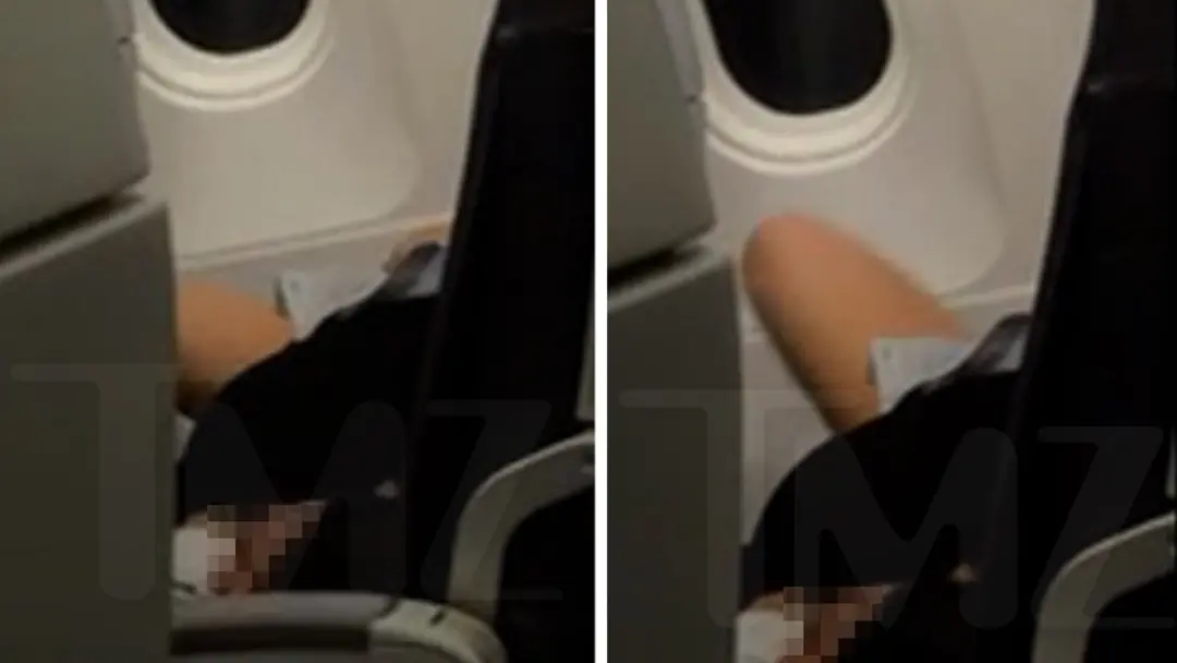 Em um voo da American Airlines, uma mulher foi filmada realizando um ato sexual em si mesma. Essa cena ocorreu antes de…