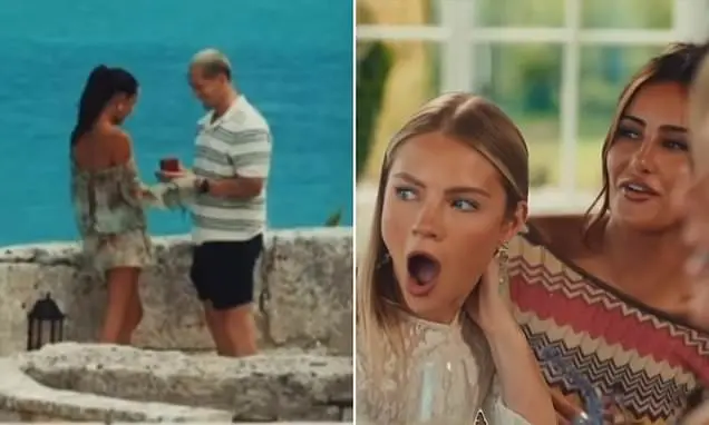 David Templer, de Made In Chelsea, mostra um anel Cartier para Abi Luffman no próximo episódio do E4. Assuntos como ess…