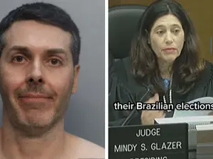 Brasileiro preso em Miami por usar roupa do ICE para votar, juíza disse que não é Halloween. A questão da identidade em…
