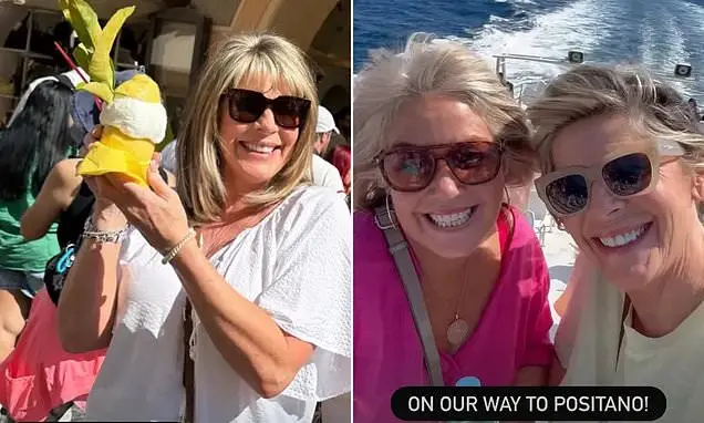 Ruth Langsford aproveita viagem de amigas na Riviera Italiana enquanto namorada de Eamonn Holmes deixa o apartamento de…
