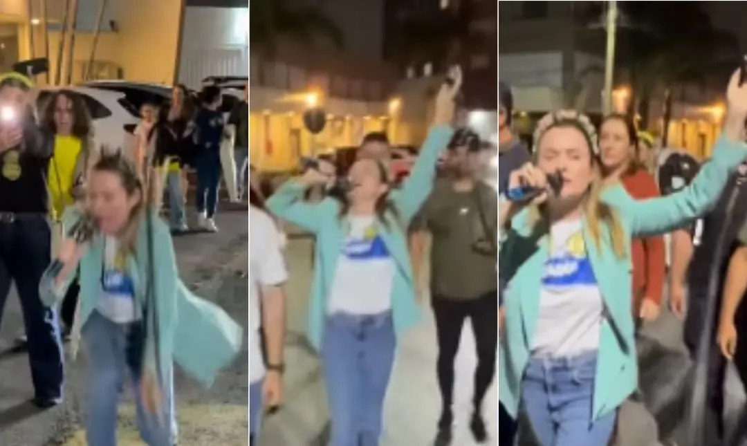 Júlia Zanatta comemorou sua vitória nas urnas em Santa Catarina com chicotadas no chão, tendo recebido mais de 560 mil …
