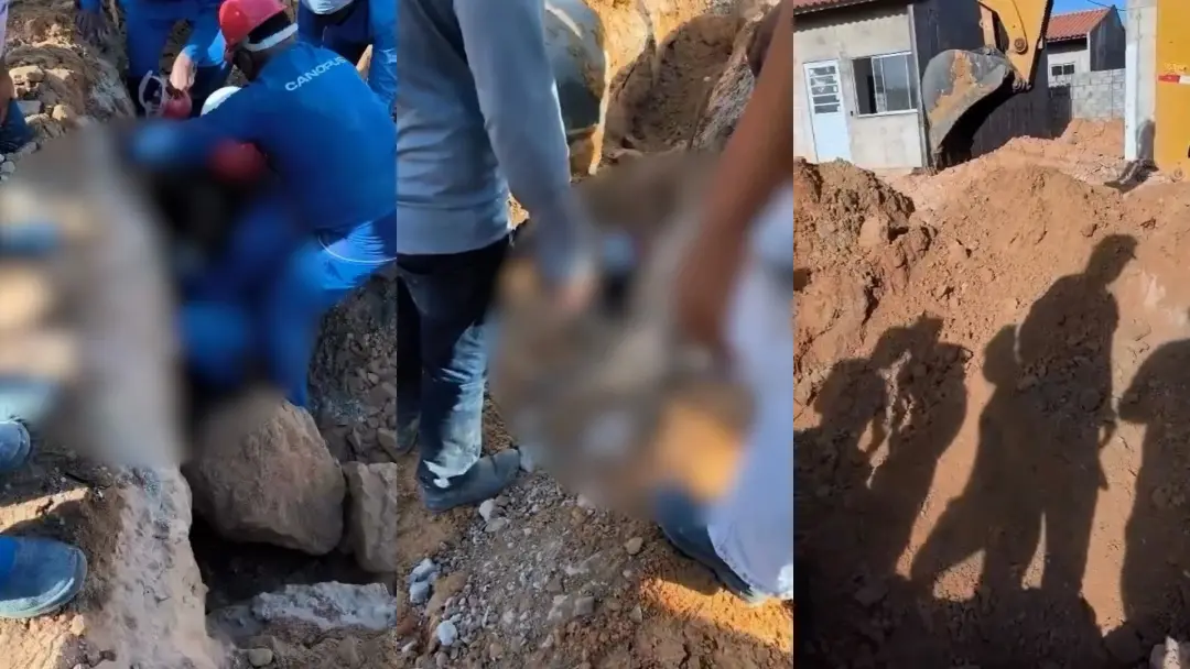 Desabamento em obra no Residencial Turiúba, em São José de Ribamar, tirou a vida de um trabalhador e feriu outro. É mui…