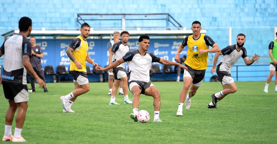 Curuzu, treino do Grêmio em Belém começou na tarde da segunda, com atividades físicas e técnicas para o duelo contra o …