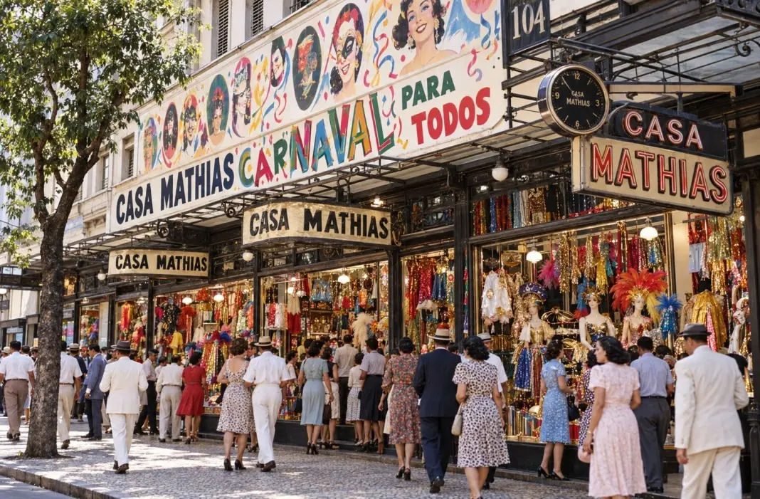 Casa Mathias, no Rio, era palco de comédia com fachadas de comerciantes de 1914 aos anos 60. O comércio se virava teatr…