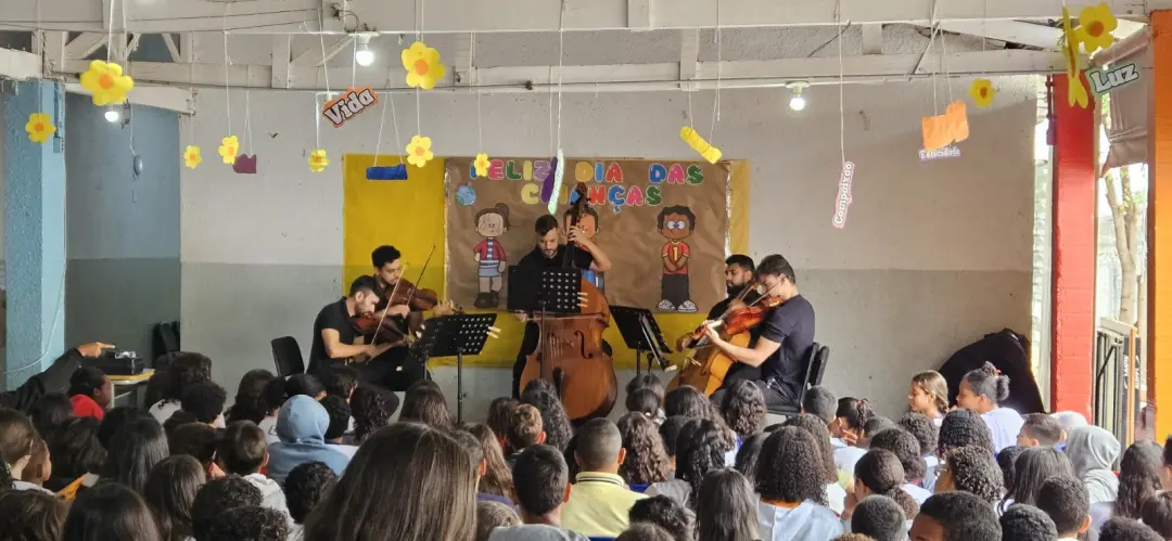Oito escolas públicas de Goiânia e Aparecida de Goiânia receberão a Orquestra Filarmônica de Goiás de terça a sexta. Le…