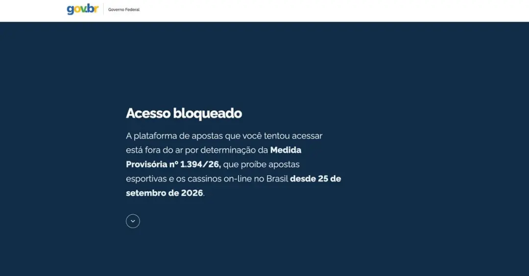 Sites de apostas ficaram fora do ar nesta quarta, e até a tarde de segunda, R$ 1,33 bilhão estava nos sistemas. A suspe…