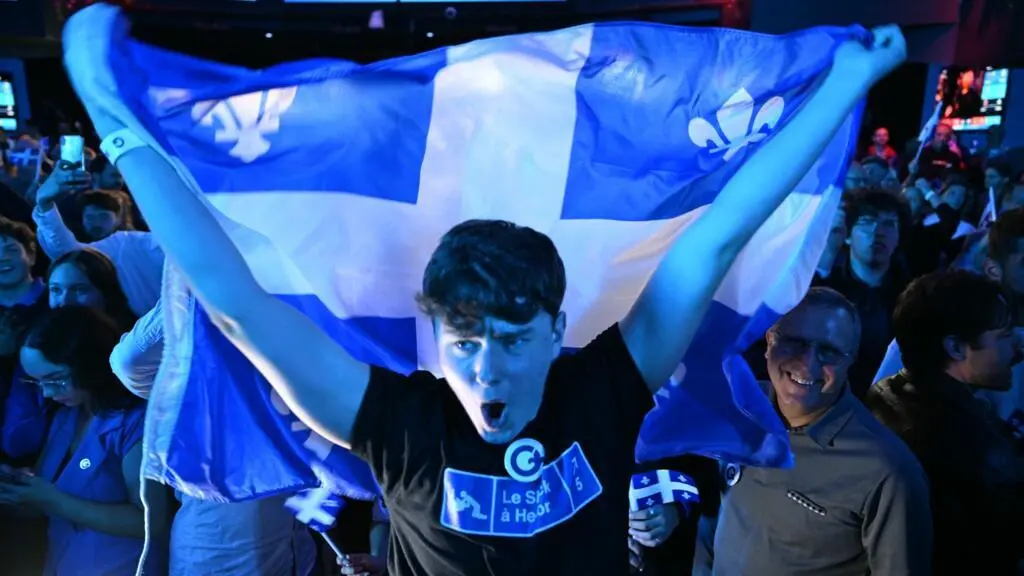 Parti Quebecois venceu as eleições provinciais no Quebec e prometeu um referendo sobre deixar o Canadá. É um movimento …
