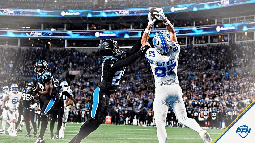 Trey McBride na primeira posição nos rankings de Tight End da Semana 5, contra Detroit. Parece que a consistência no jo…