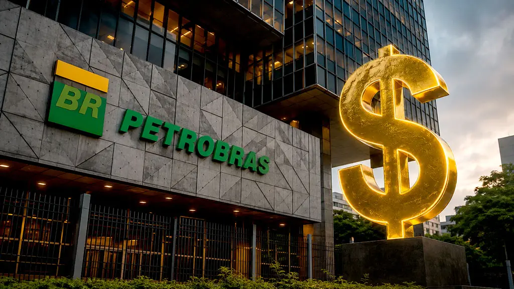 Recorde de 700 bilhões no valor de mercado da Petrobras. A alta veio após a descoberta de petróleo em águas ultraprofun…