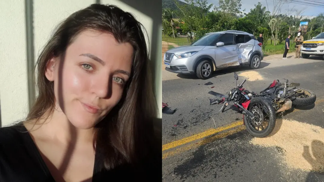 Estudante de educação física, 24 anos, morreu em acidente na SC-3370 em Braço do Norte depois de votar. A colisão trans…