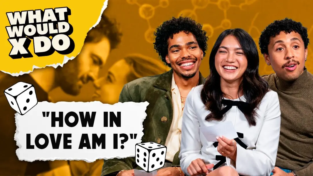 O elenco de The Love Hypothesis participa de testes de comedia romantica, mostrando o que fariam em cenarios de comedia…
