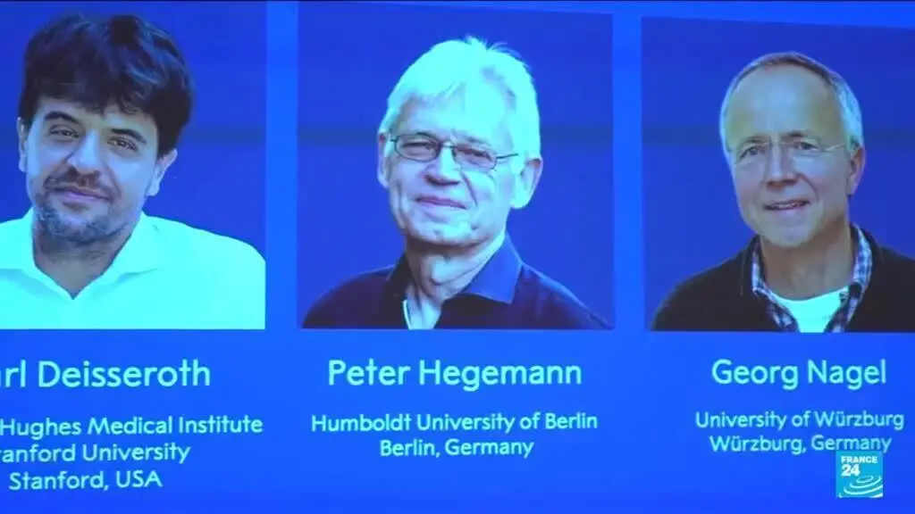 Karl Deisseroth, Peter Hegemann e Georg Nagel ganharam o prêmio Nobel de Medicina por optogenética. Usar luz pra contro…