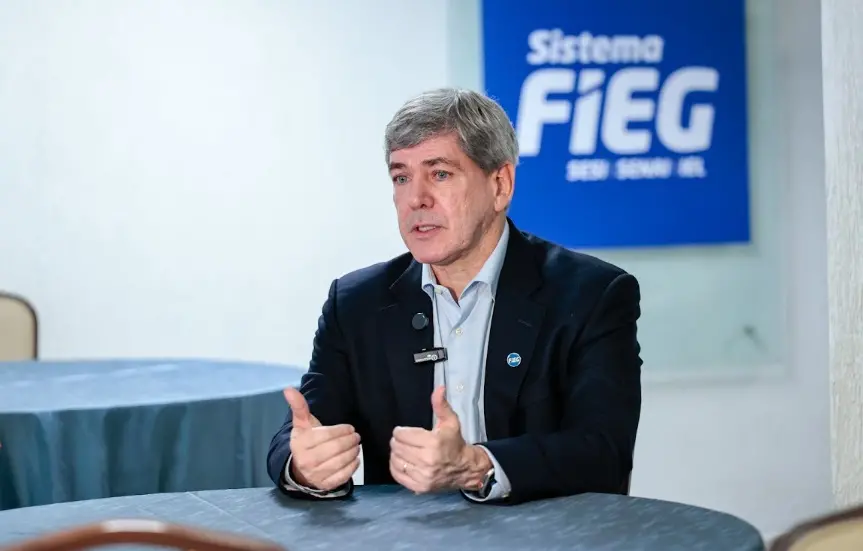 André Rocha volta à presidência da Fieg no mandato 2027-2030. O foco é turbinar a indústria goiana investindo em tecnol…