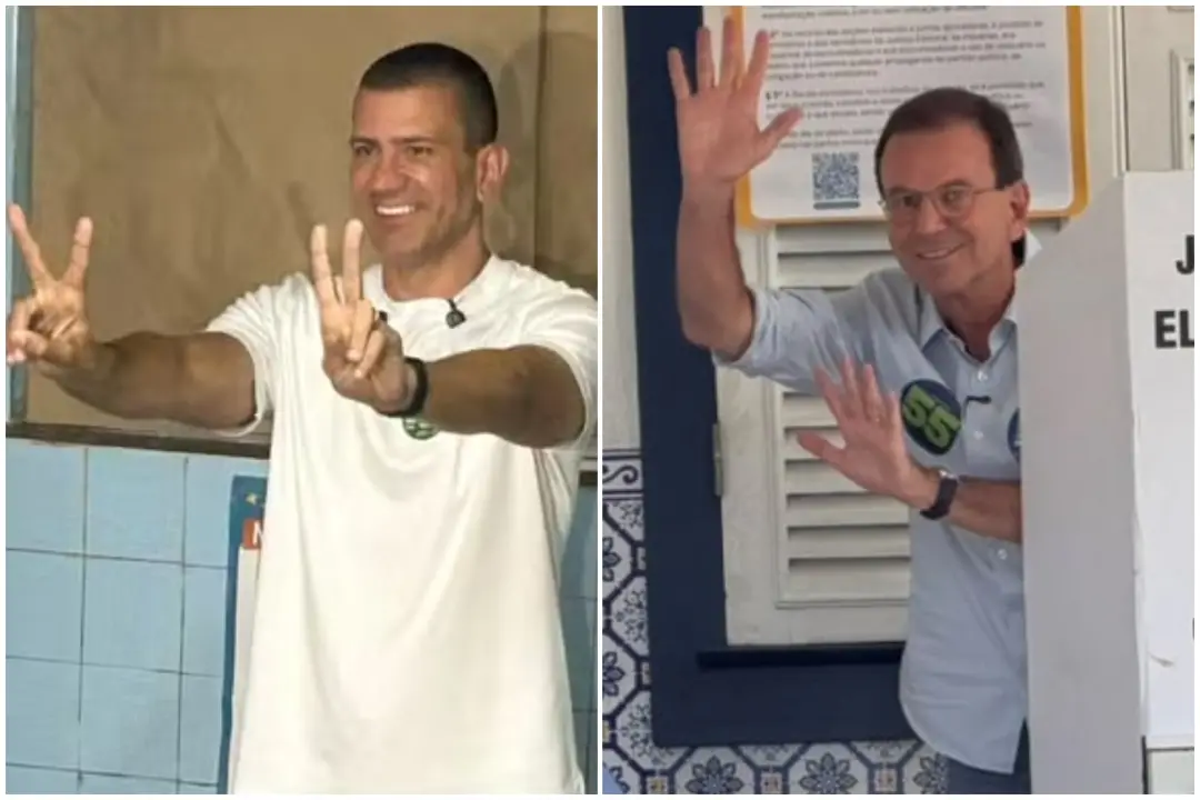 Douglas Ruas e Eduardo Paes avançam para o segundo turno no RJ, com Ruas em 49,27% e Paes em 42,76% dos votos válidos. …