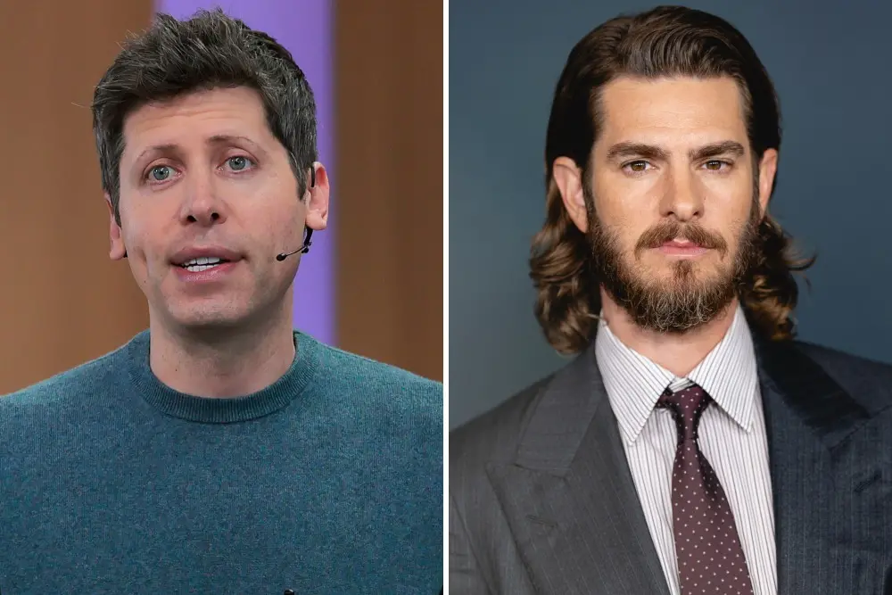 Sam Altman, CEO da OpenAI, disse que foi cumprimentar Andrew Garfield na locação de Artificial, dizendo que ele caminho…