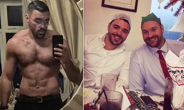 Tyson Fury postou foto do irmão Hugh sem camisa, dizendo que tá muito orgulhoso dele pelo homem que ele virou. É bom ve…