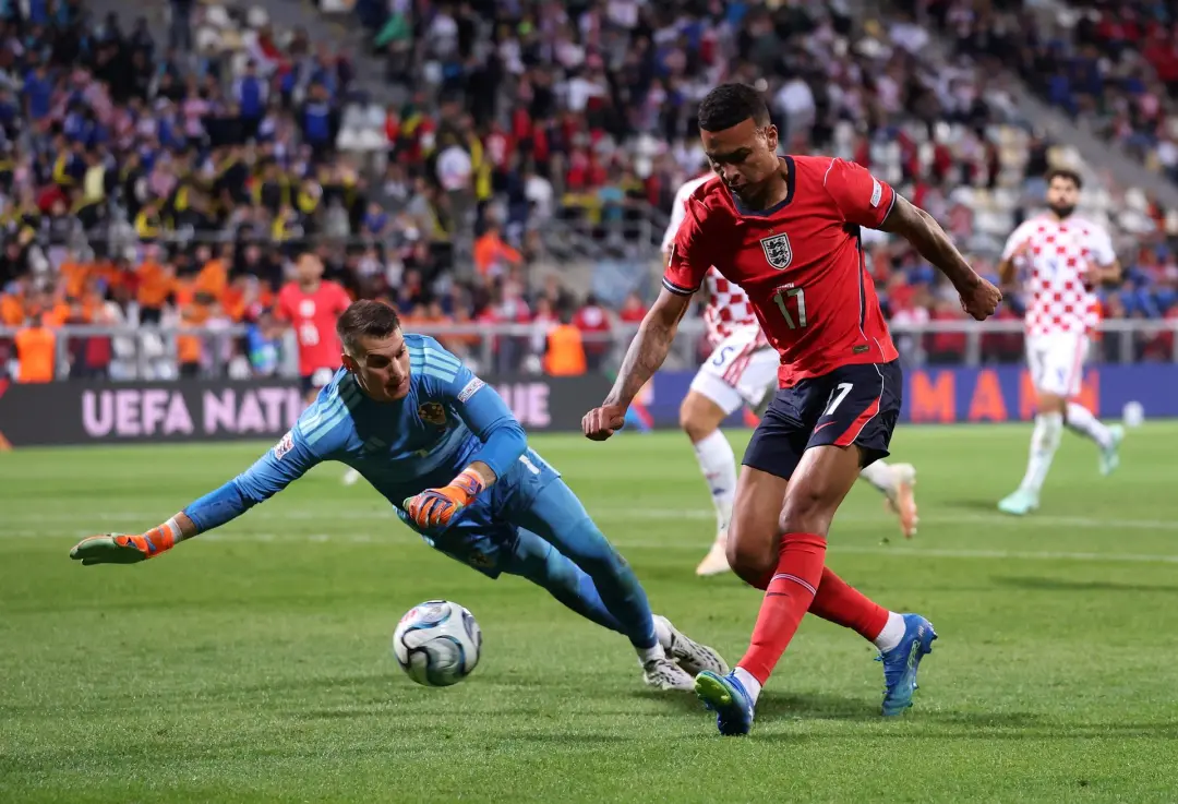 Sete gols do Arsenal contra Croacia, o goleiro Livakovic sofreu 12 gols em três jogos internacionais. A quantidade de g…