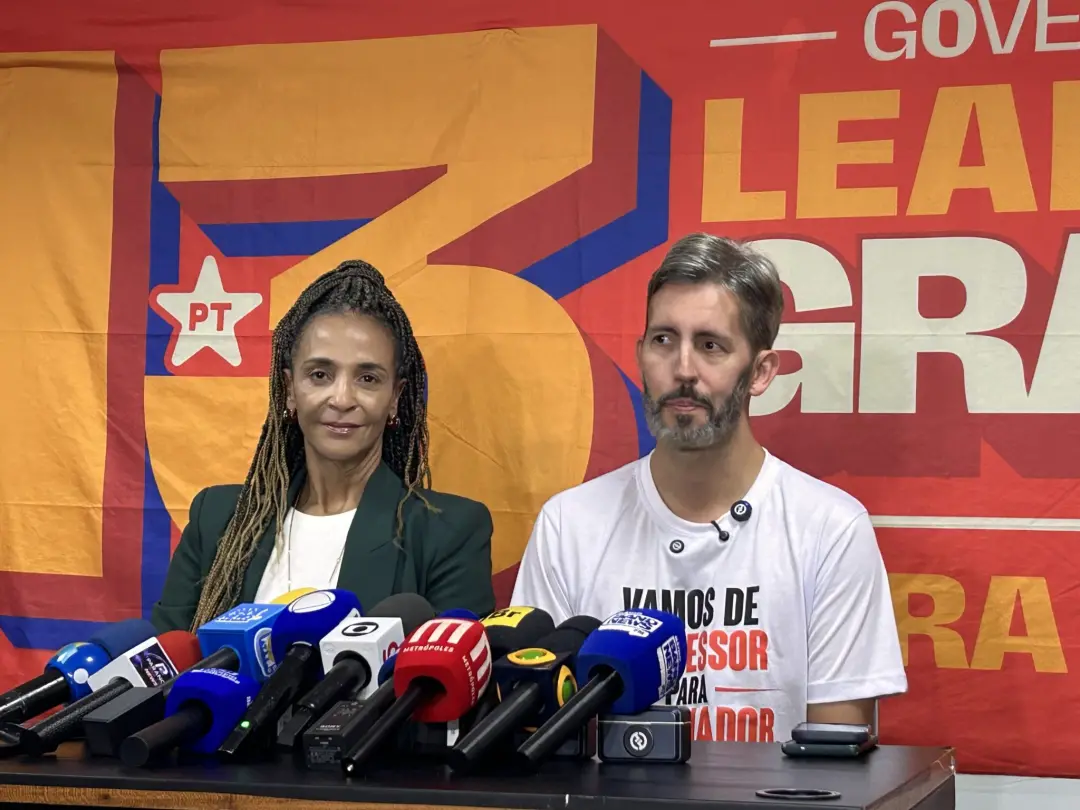 Grass vai disputar o segundo turno no Distrito Federal contra Celina Leão, após a apuração de 100% das urnas. Ele falou…