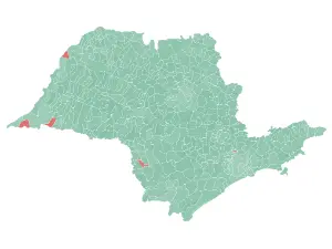 Tarcísio domina o voto em todos os municípios de São Paulo. Isso mostra uma força de liderança bem consolidada no estad…