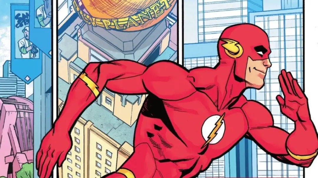 Wally West no Flash começou a ver futuros cada vez mais distantes, passando de pequenos acidentes para explosões em trê…