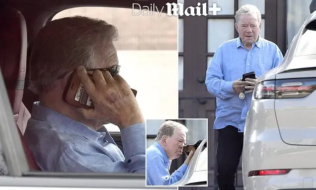 William Shatner, com 95 anos, foi visto dirigindo de forma descontrolada em San Fernando Valley, fazendo manobras arris…