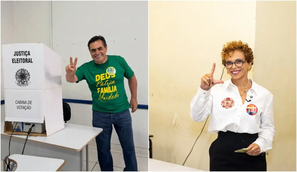 Domingos Sávio e Marília Campos foram eleitos senadores por Minas Gerais, com os resultados em 24,32% e 19,39% respecti…