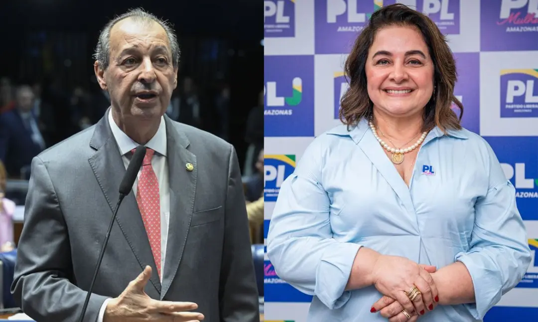 Aziz e Maria do Carmo vão brigar pelo governo do Amazonas no segundo turno, após os votos do primeiro turno terem deixa…
